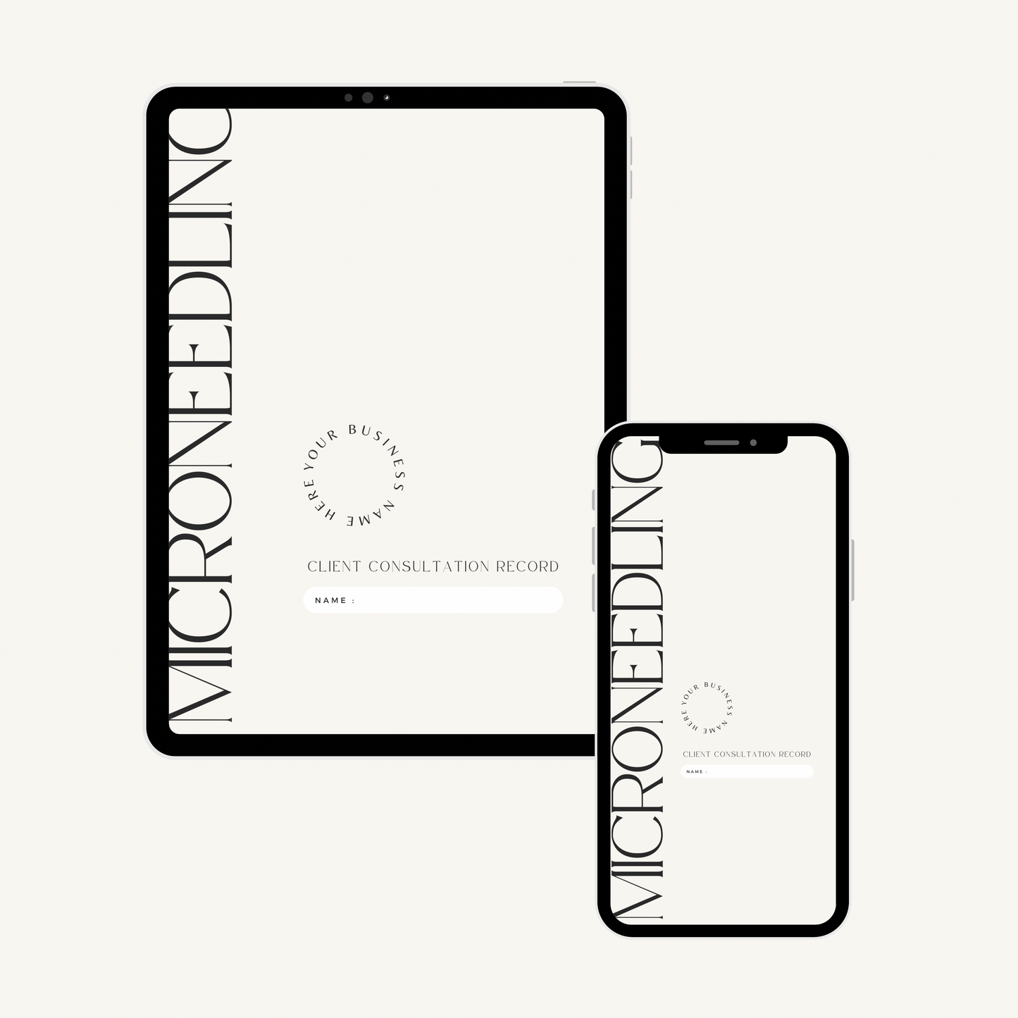 Microneedling Intake Forms