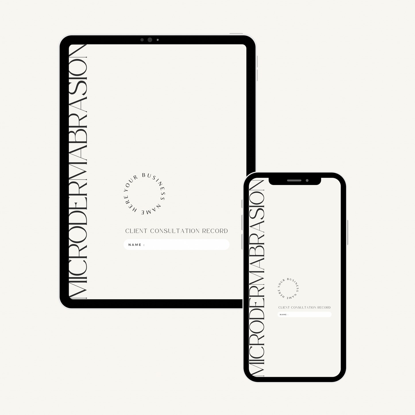 Microdermabrasion Intake Forms