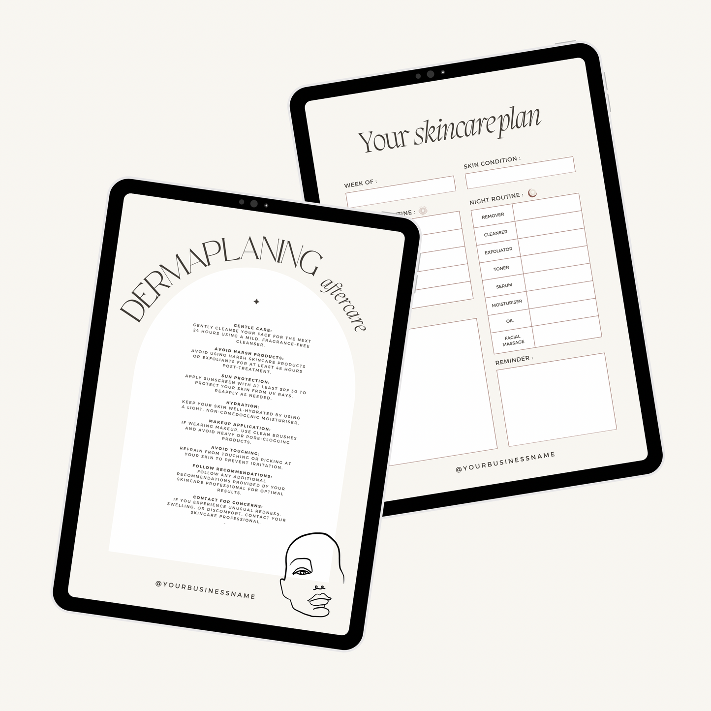 Dermaplaning Intake Forms